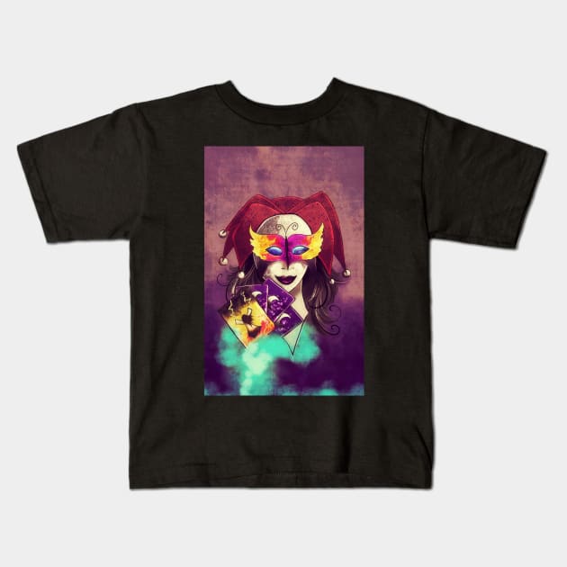 Major Arcana Cover Art Kids T-Shirt by RoAnnaSylver